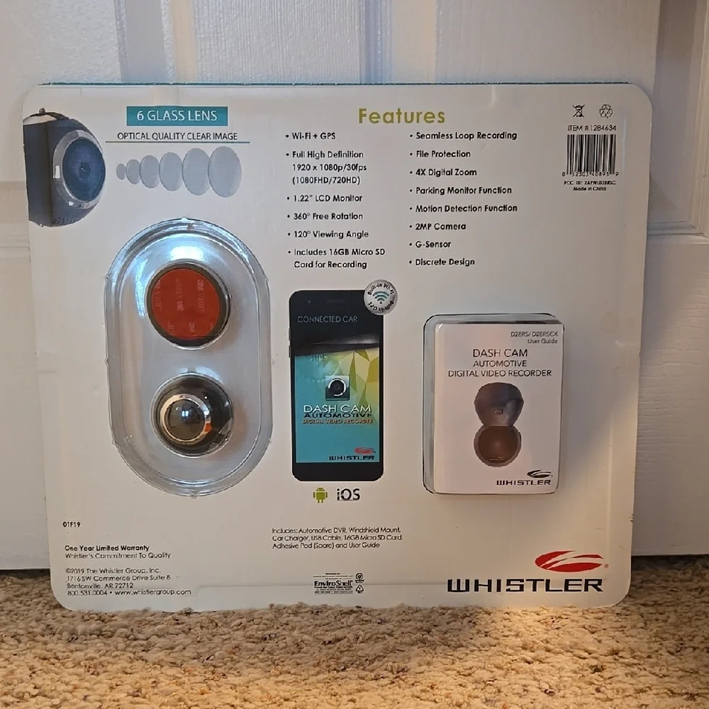 Unopened Black Dash Cam - Full High Definition